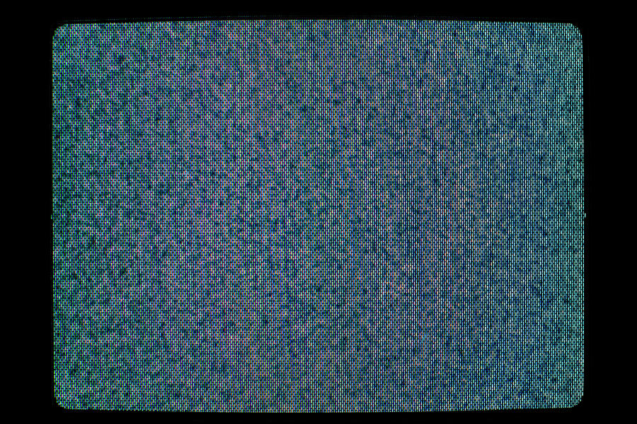 Close-up of television static Photograph by Kyoshino