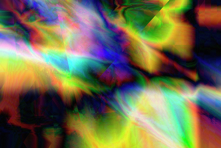Close Up Of The Multi Color Abstract Background Photograph by Severija Kirilovaite