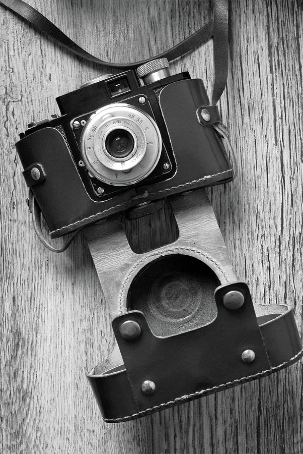 Close Up Of The Old Vintage Photo Camera Photograph by Severija Kirilovaite