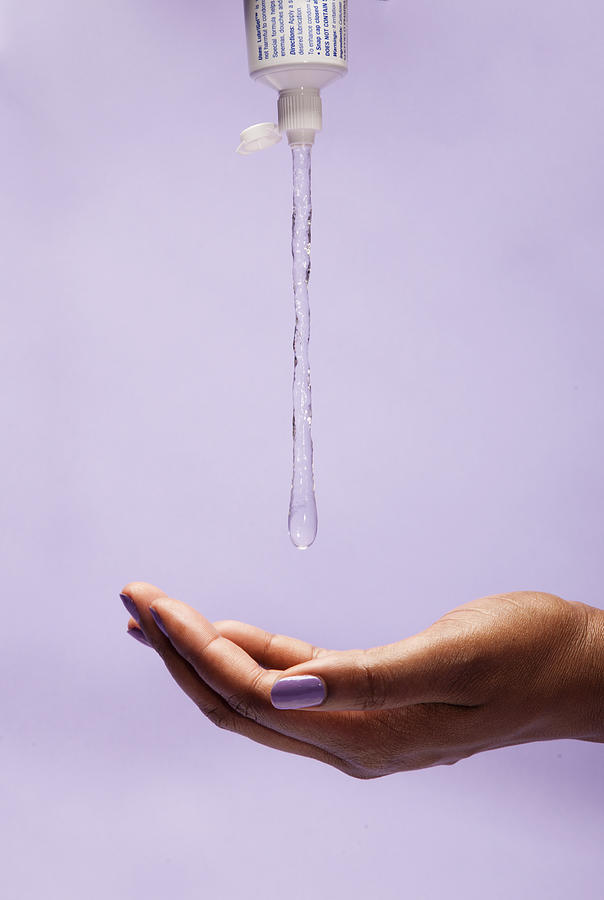 Close Up Of Women with Lube  Photograph by Megan Madden / Refinery29 for Getty Images
