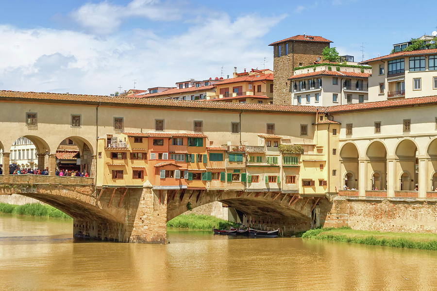 Close up on Ponte vecchio, Florence, Firenze, Italia Photograph by Elenarts - Elena Duvernay photo