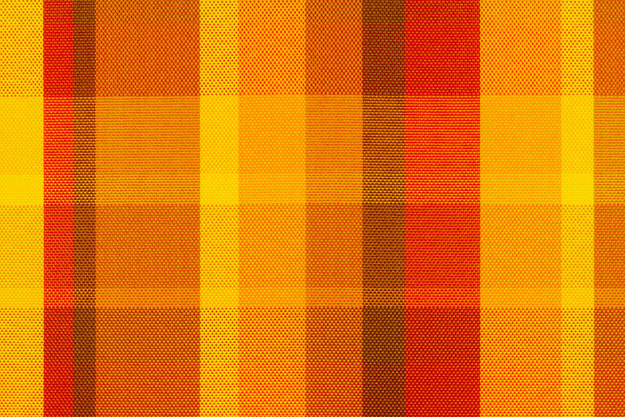 Close-up Texture With A Checkered Cloth Photograph