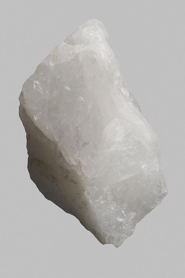 Close up white quartz on white background Photograph by Norman Posselt Close up white quartz on white background Photograph by Norman Posselt