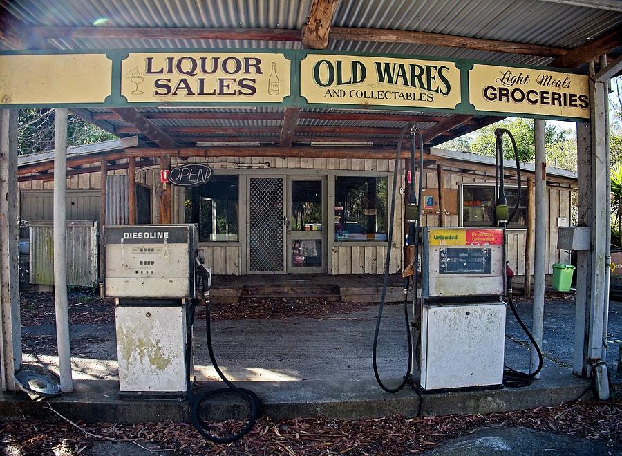 Fitzroy Photograph - Closed Gas Station, Fitzroy Falls, NSW, Australia by Steven Ralser