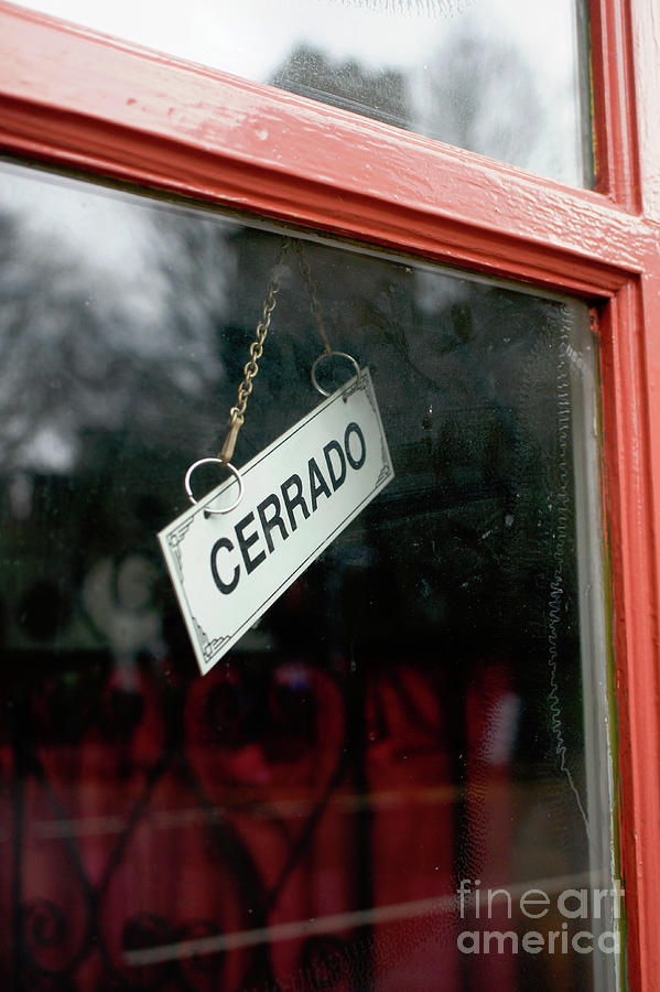 Close-up of an Open Sign in Spanish. `Abierto` Stock Photo - Image of  language, door: 120790092