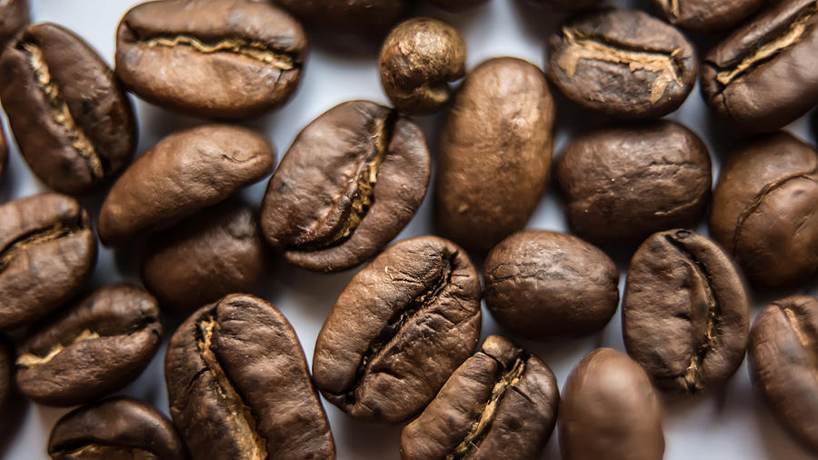 Closeup Of Brown Coffee Background Photograph by Sarymsakov