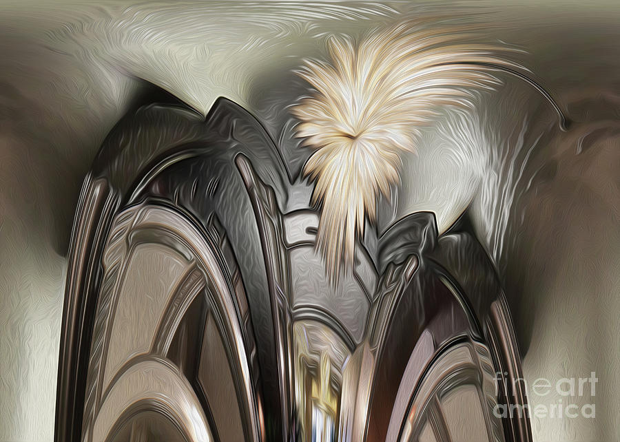 Abstract Digital Art - Closing In by Simone Lake