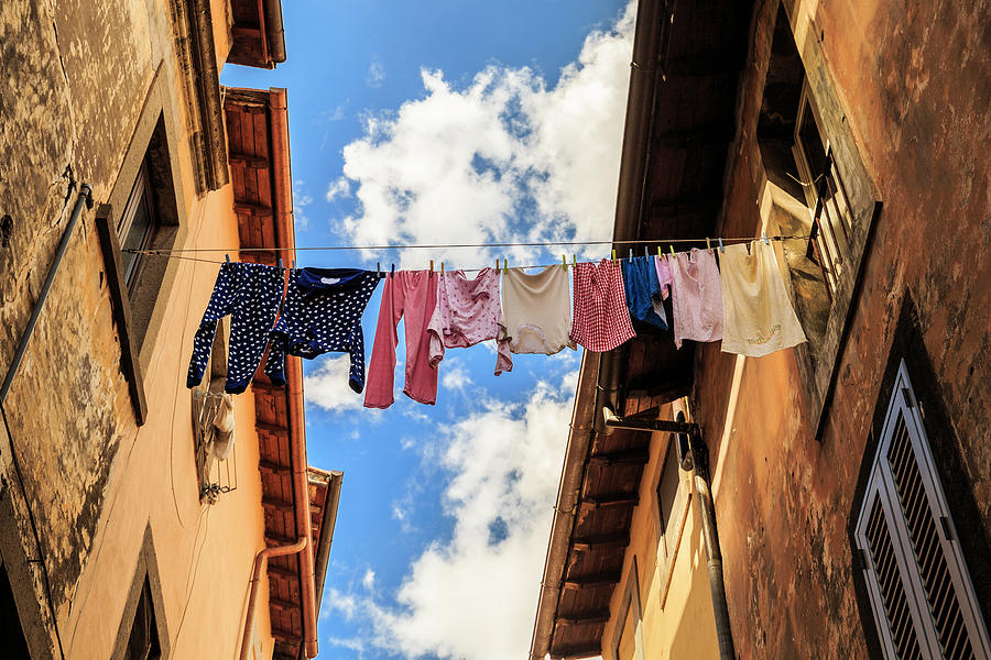 Clothes hanging out to dry Photograph by Fabiano Di Paolo