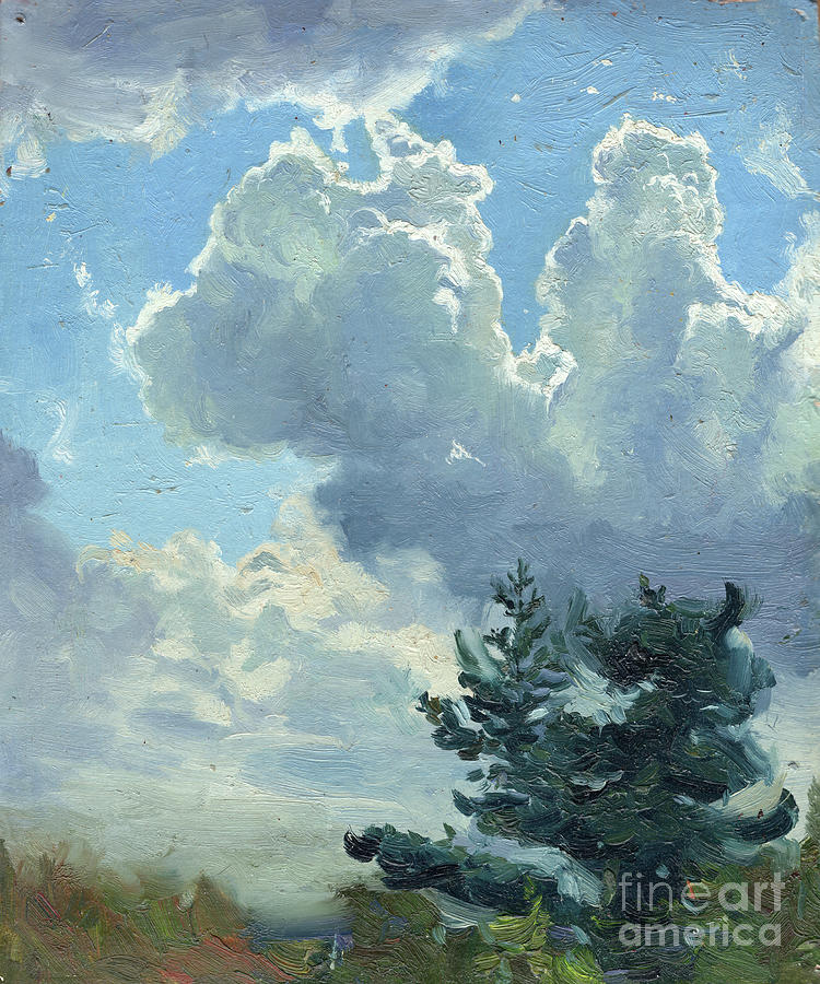 Cloud. August Painting