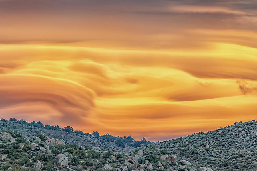 Cloud Formation at Sunset Photograph by Marc Crumpler