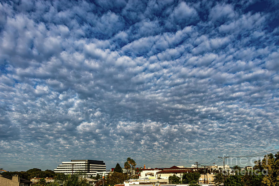 Cloud Formation over Downtown Culver City Photograph by Roslyn Wilkins
