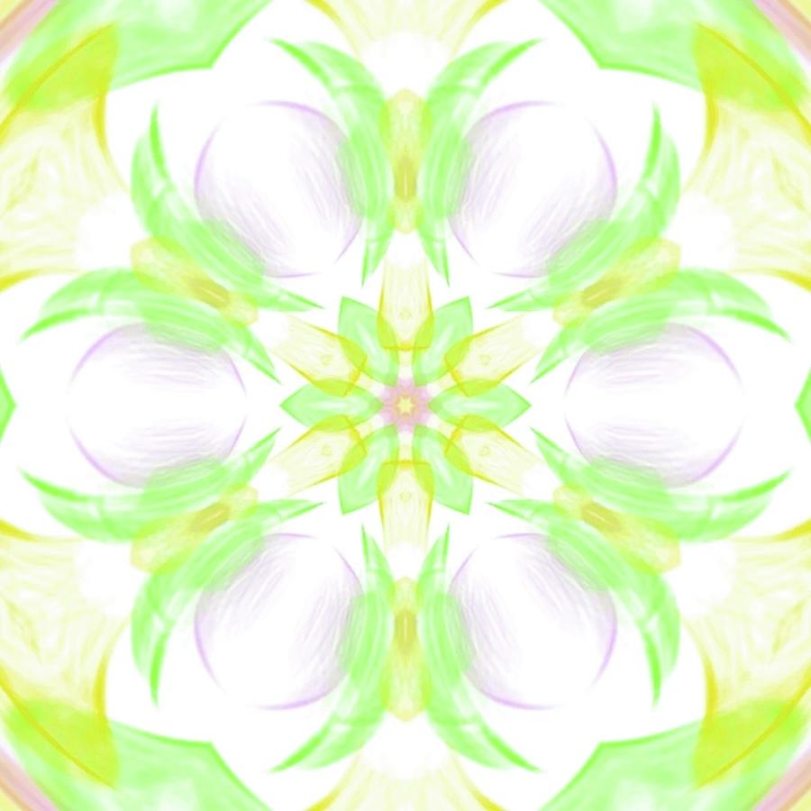 Cloud Like Flower with Color Digital Art by SarahJo Hawes