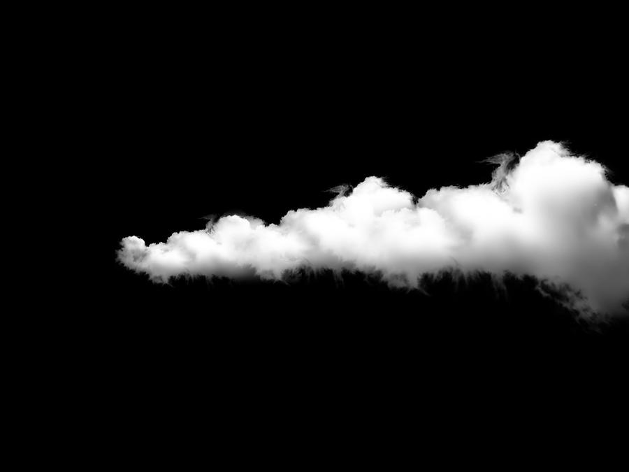 Cloud On Black Background Photograph by Rizky Panuntun