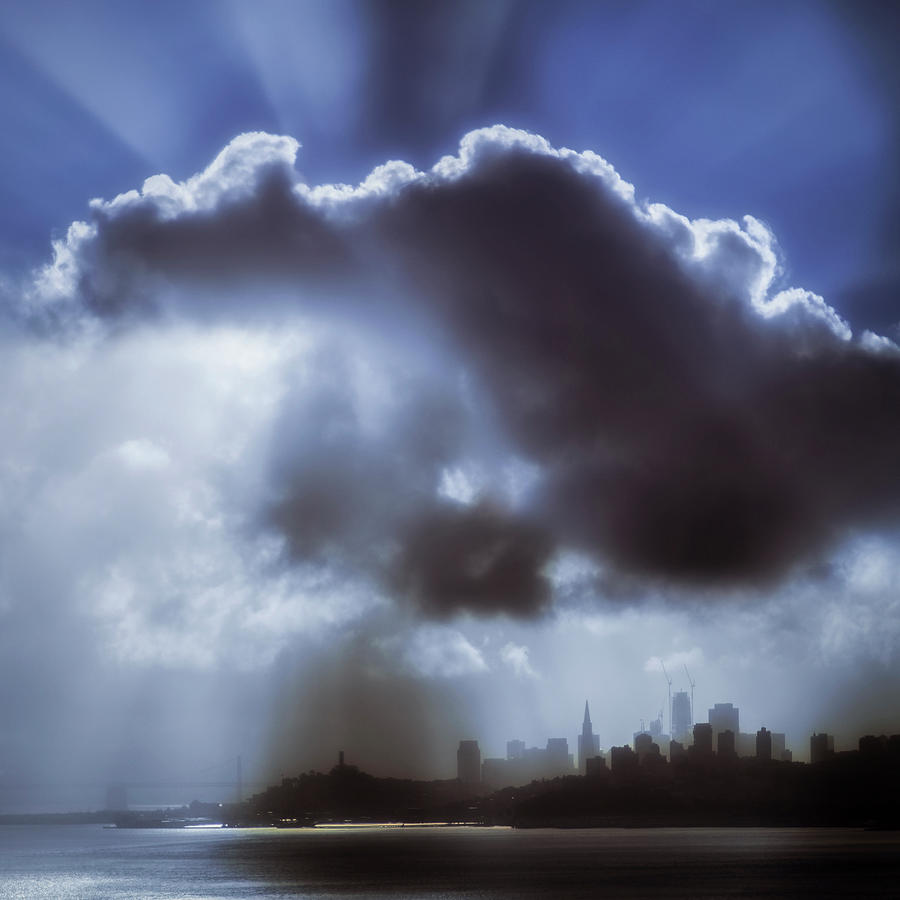 Cloud over San Francisco Photograph by Donald Kinney