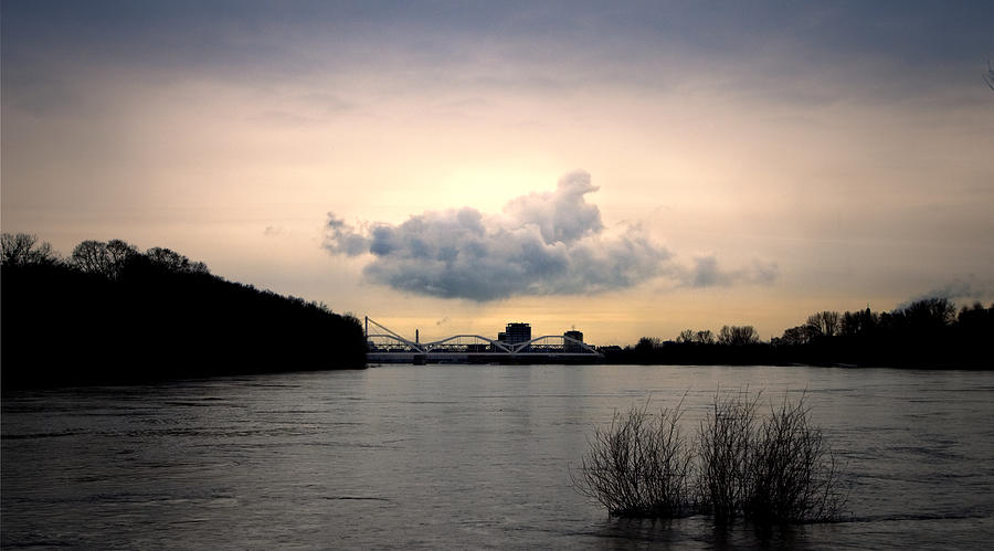 Cloud over the Rhein Photograph by Roman Pretot