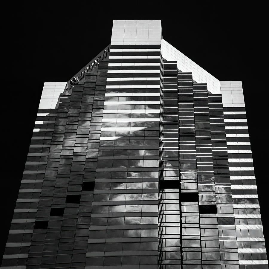 Architecture Photograph - Cloud Reflection by Dave Bowman