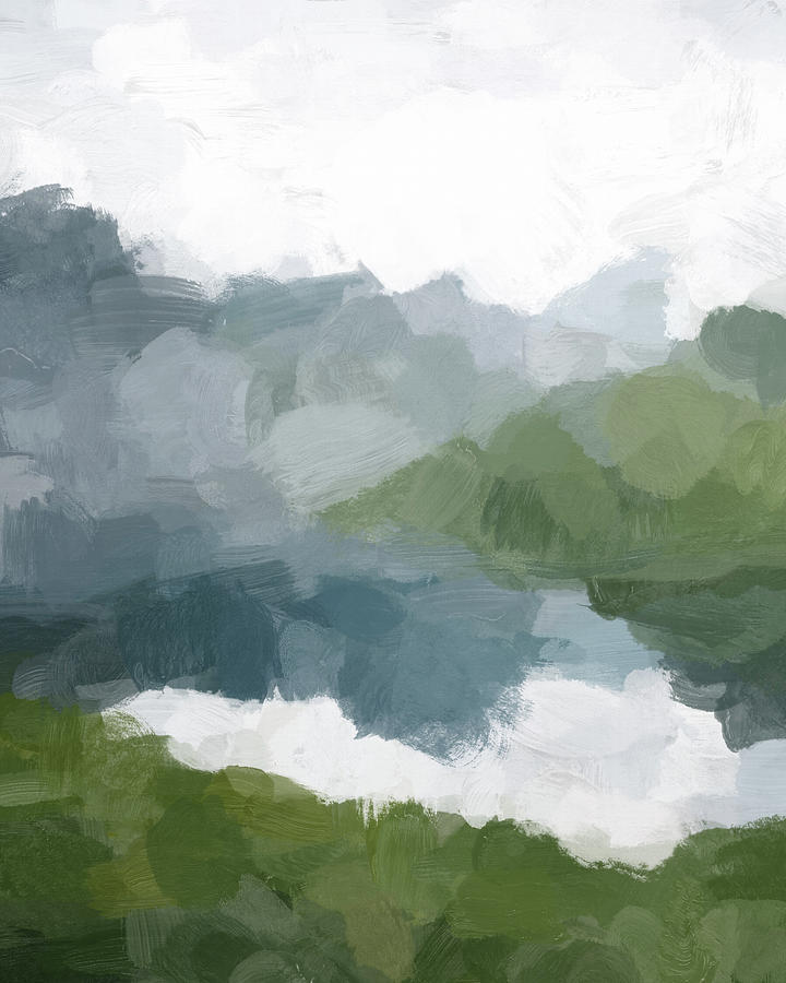 Cloud Reflection Painting by Rachel Elise