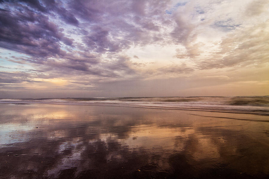 Cloud Reflections On Atlantic Beach Photograph