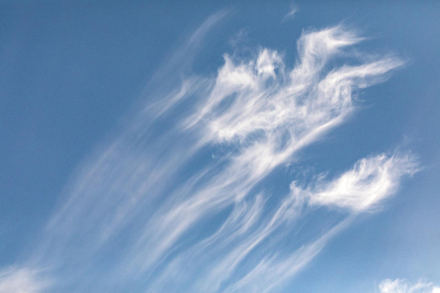 Cloud Shapes in the Evening Sky Photograph by Michael Russell