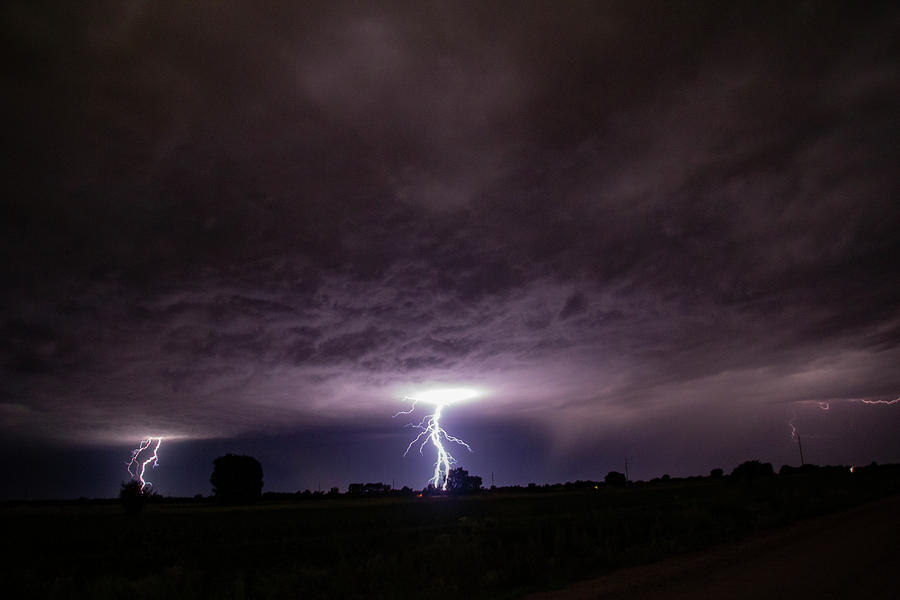 Cloud to Ground Lightning 027 Photograph by Dale Kaminski