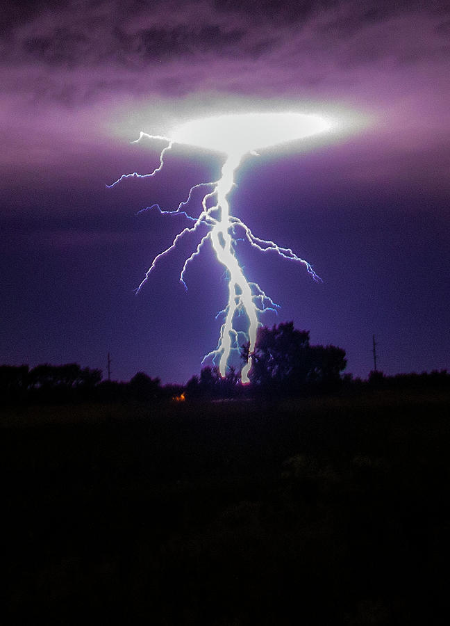 Cloud to Ground Lightning 028 Photograph by Dale Kaminski