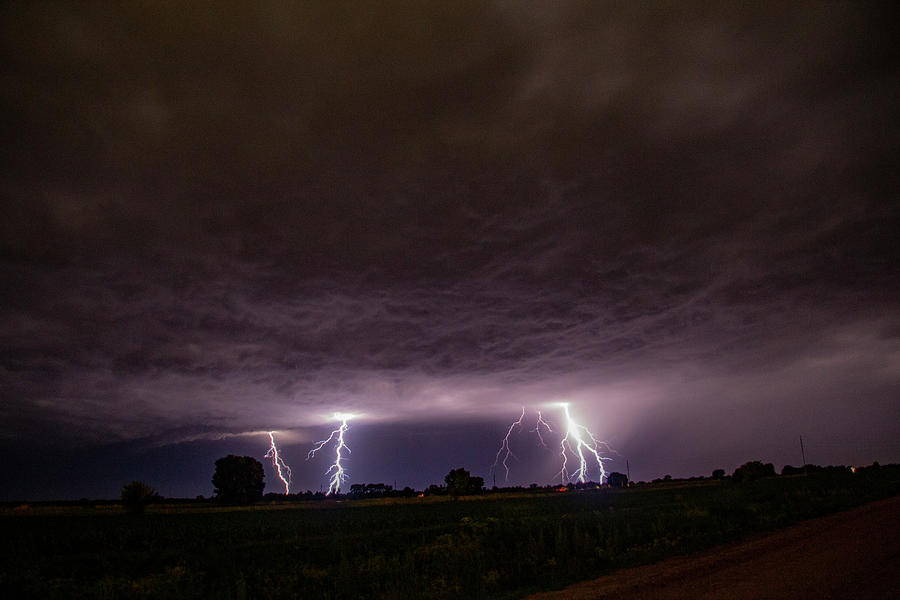 Cloud to Ground Lightning 029 Photograph by Dale Kaminski