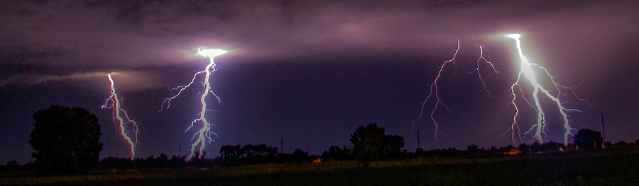 Cloud to Ground Lightning 030 Photograph by Dale Kaminski
