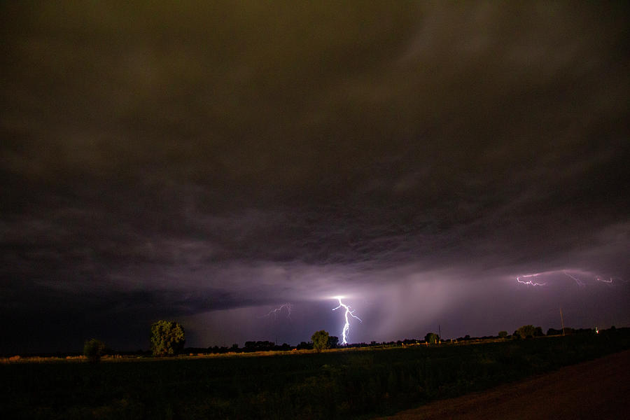 Cloud to Ground Lightning 034 Photograph by Dale Kaminski