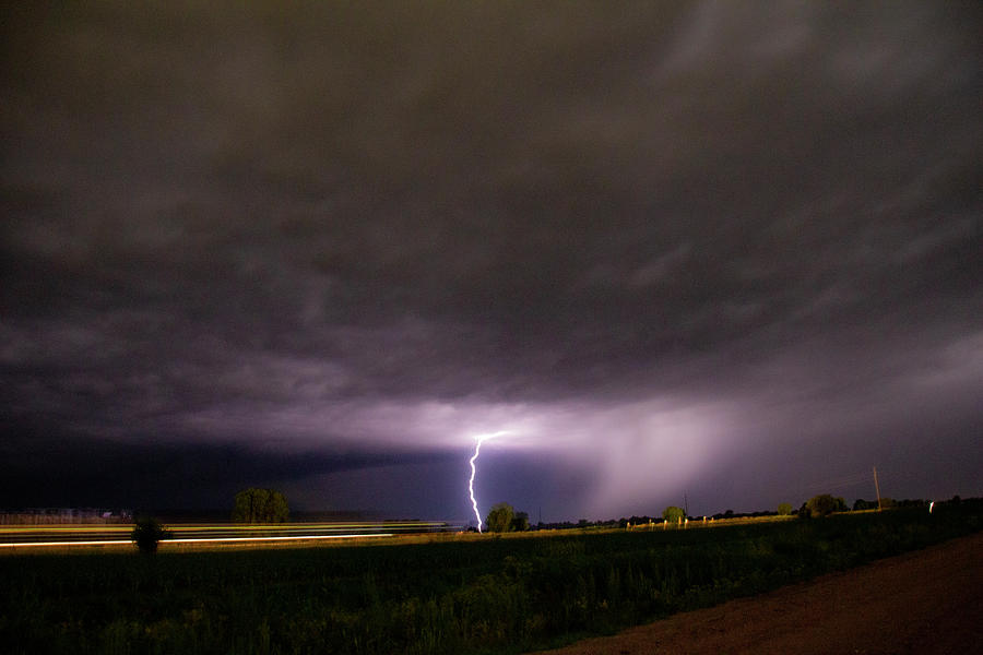 Cloud to Ground Lightning 035 Photograph by Dale Kaminski