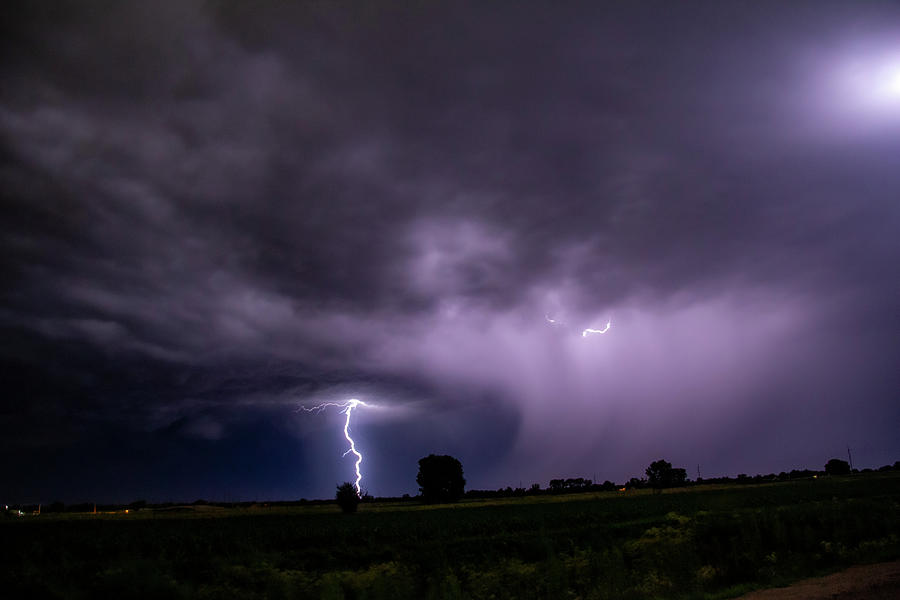 Cloud to Ground Lightning 045 Photograph by Dale Kaminski