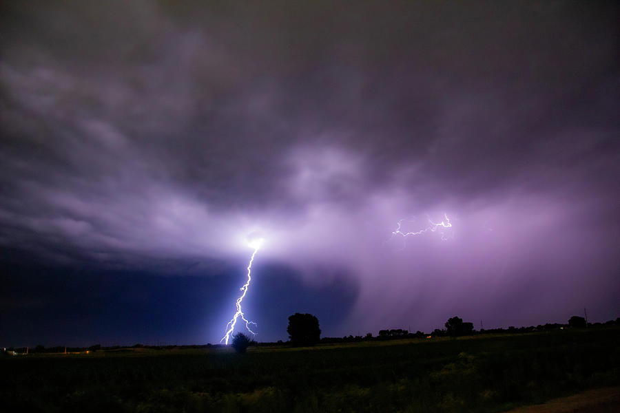 Cloud to Ground Lightning 046 Photograph by Dale Kaminski