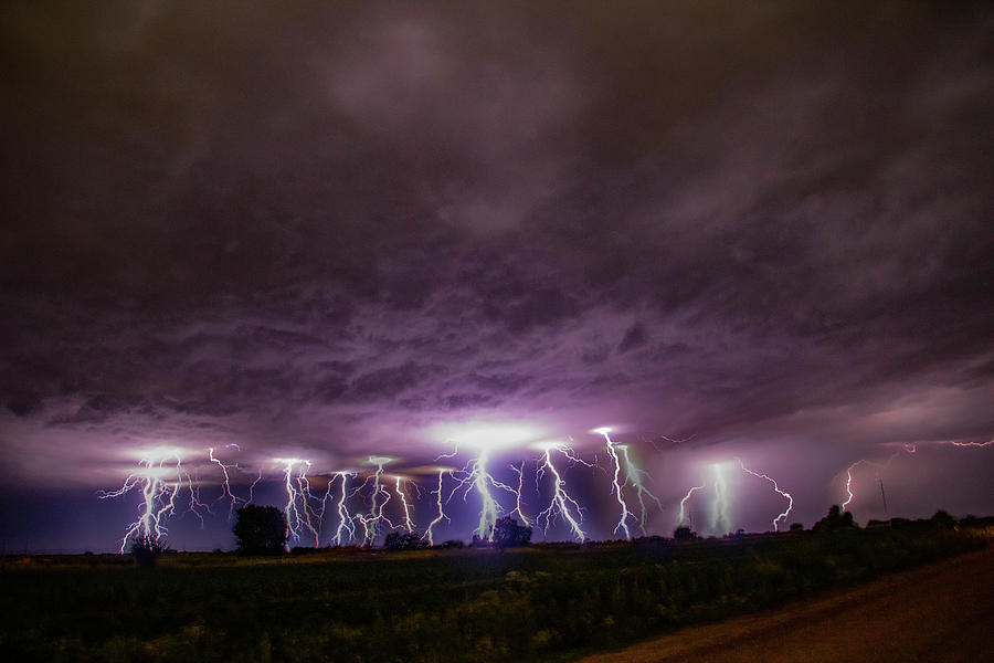 Cloud to Ground Lightning 055 Photograph by Dale Kaminski