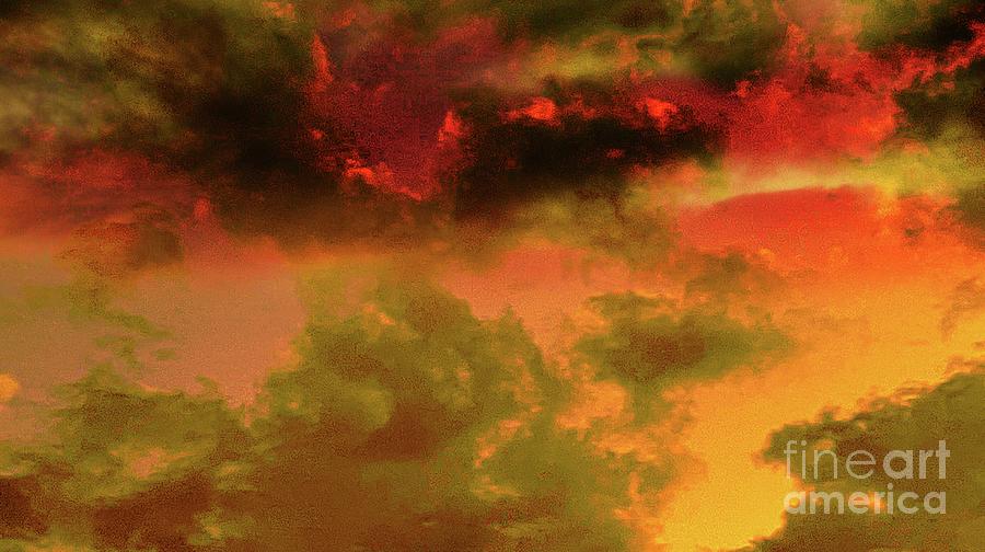 Cloud Turmoil  Digital Art by Glenn Hernandez