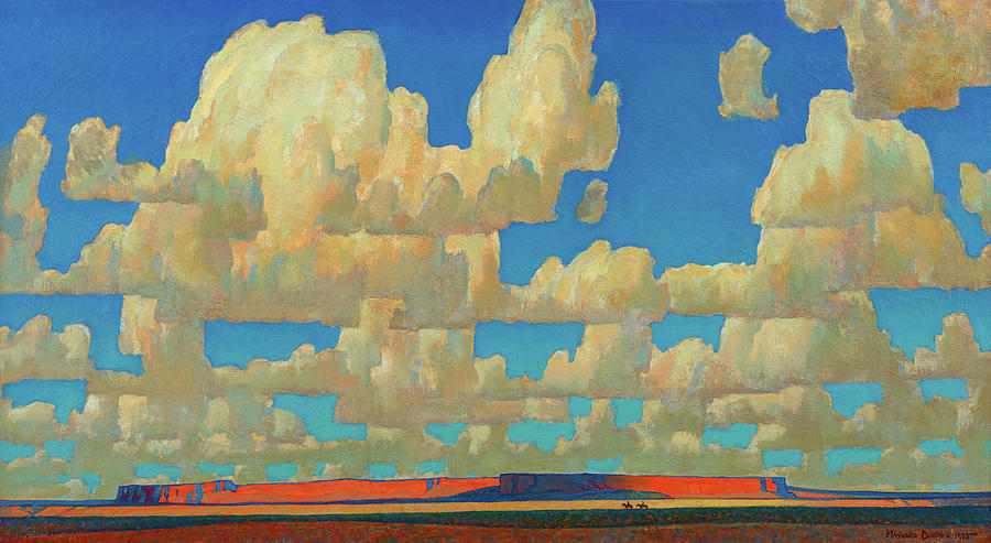 Maynard Dixon - Cloud World Painting by Jon Baran