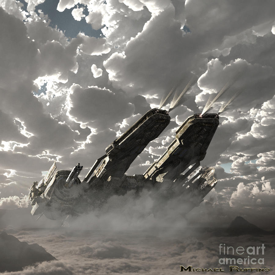 Cloudbreak Digital Art by Michael Ruffino - Fine Art America