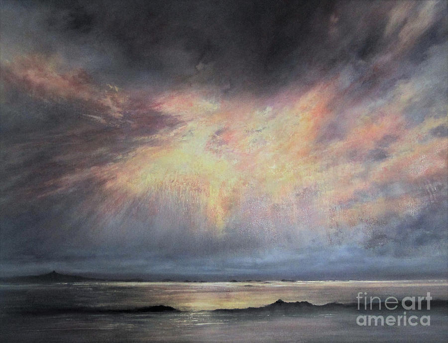 Cloudburst Painting by Valerie Travers