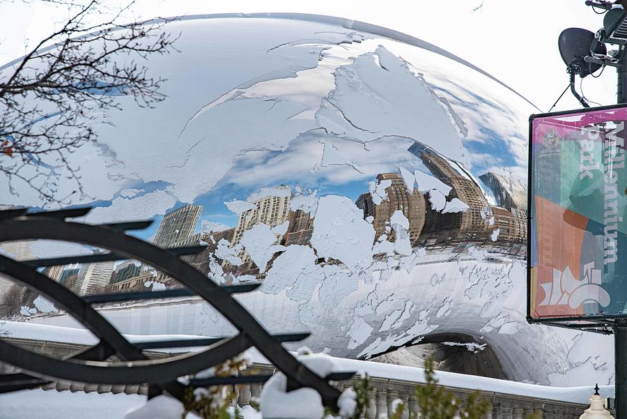 Cloudgate in Snow 1 Photograph by David Bearden - Pixels