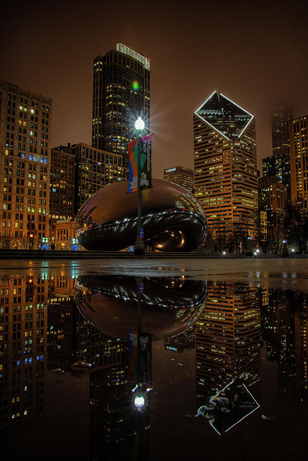 Cloudgate Reflection Photograph by Raf Winterpacht