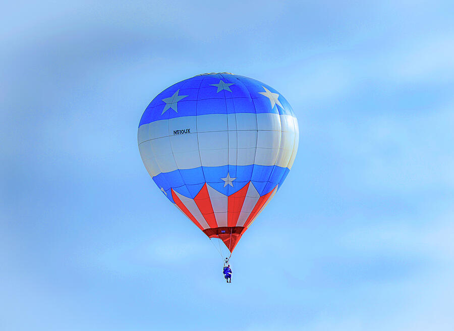 Hot Air Balloon Photograph - Cloudhopper by Debra Kewley