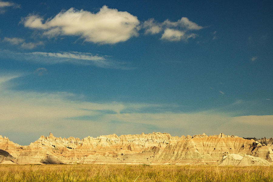 Clouds Above Badlands Photograph