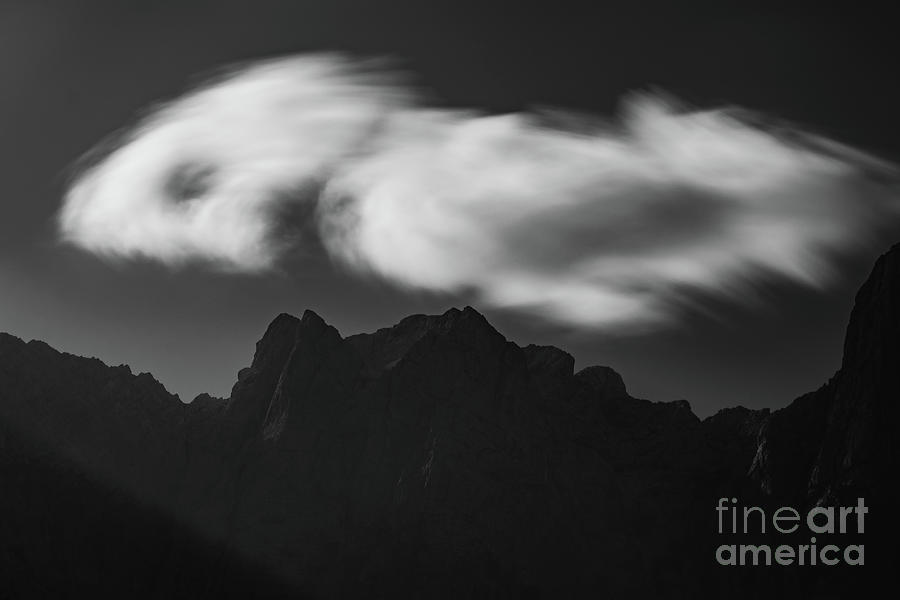 Clouds above mountain silhouette Photograph by Patrik Lovrin - Fine Art ...