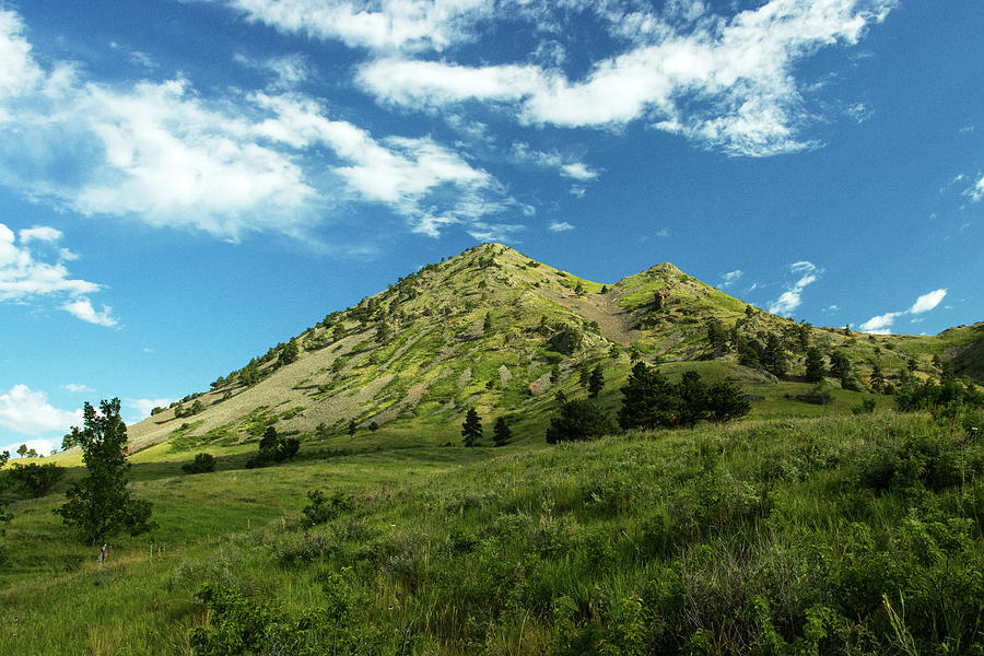 Clouds And Bear Butte Photograph