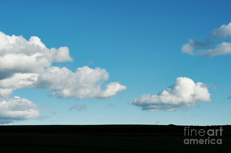 Clouds and Blue Sky Abstract Photograph by Tim Gainey