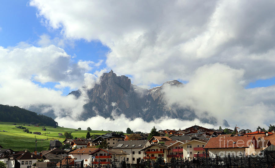 Clouds and Dolomite Mountains 8763 Photograph by Jack Schultz