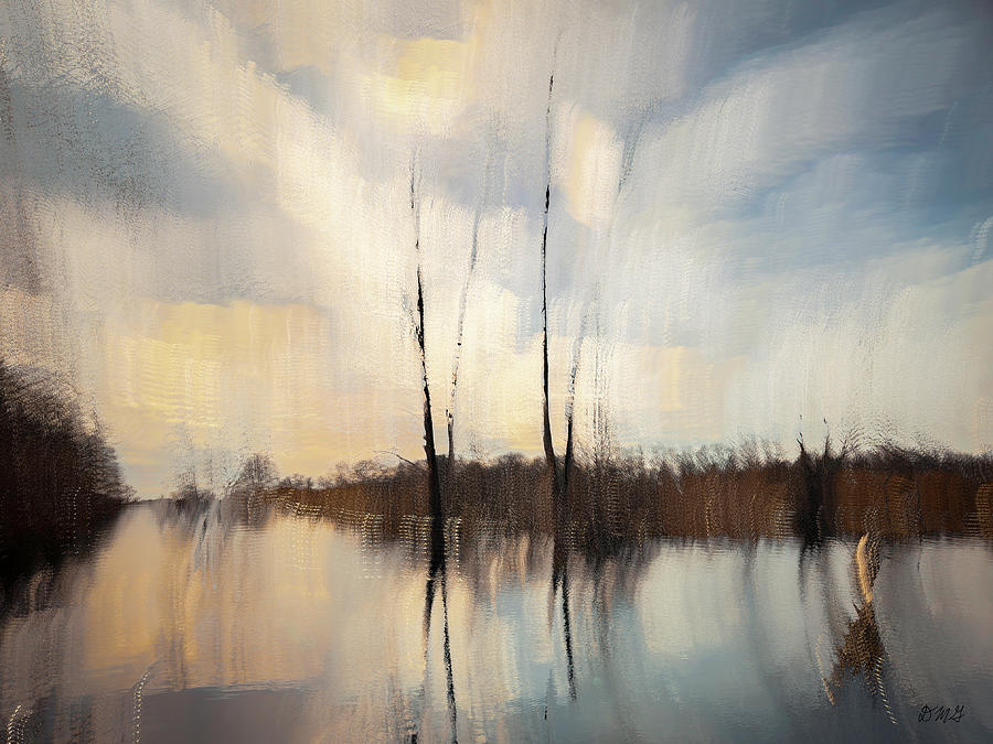 Clouds and the River ICM Color Photograph by David Gordon