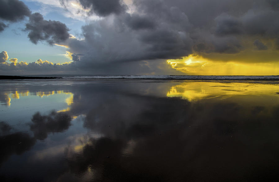 Clouds at Sunset Photograph by Pete Hemington