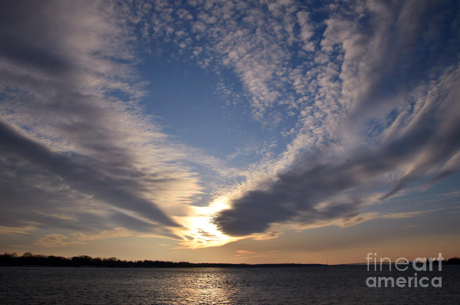 Clouds Before Sunset February 16, 2020 Photograph by Sheila Lee