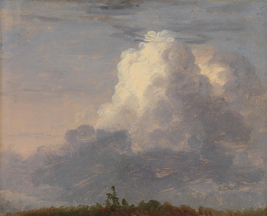 Clouds, circa 1838 Painting by Thomas Cole