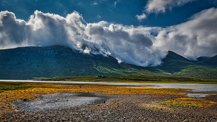 Clouds Hug the Mountains - Scotland Photograph by Stuart Litoff