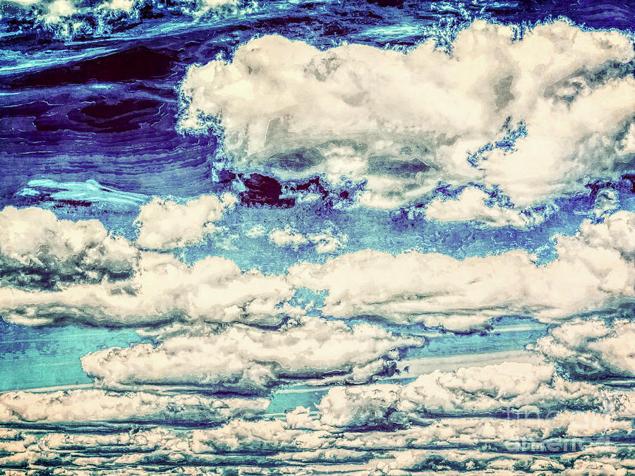 Clouds In Sky Digital Art by Phil Perkins